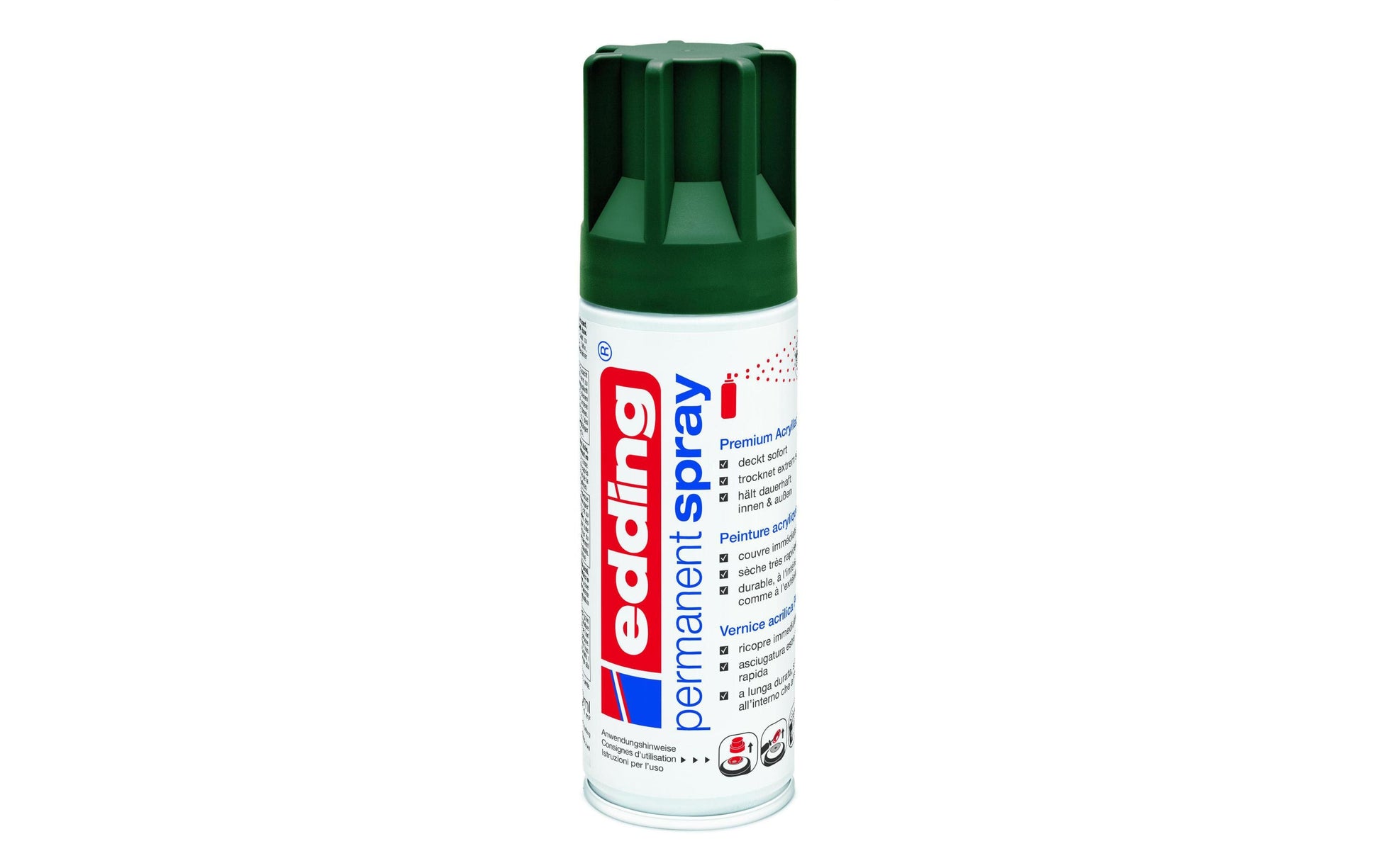 Edding Farbspray – Moosgrün, Seidenmatt, 200 ml
