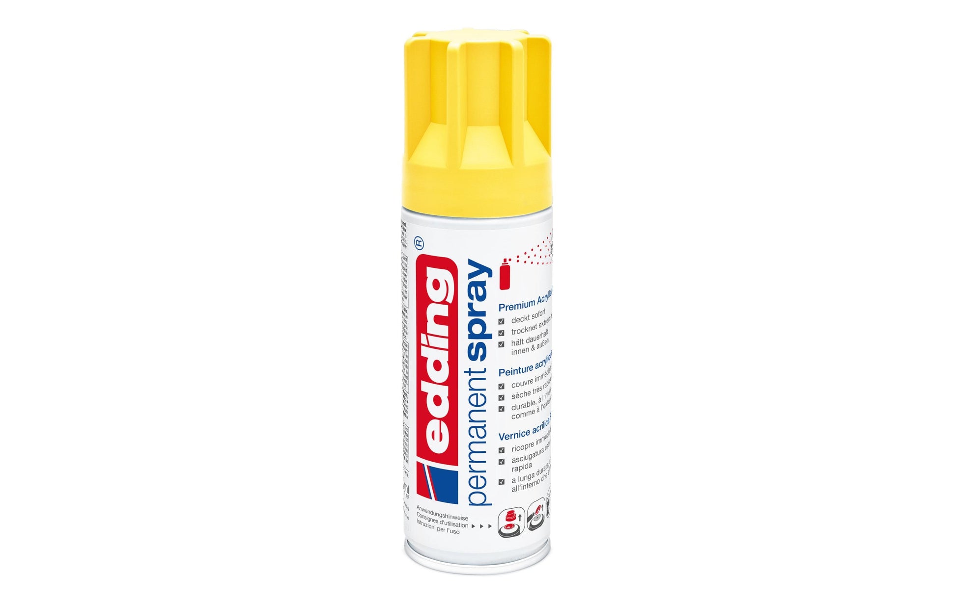 Edding Farbspray – Verkehrsgelb, Seidenmatt, 200 ml