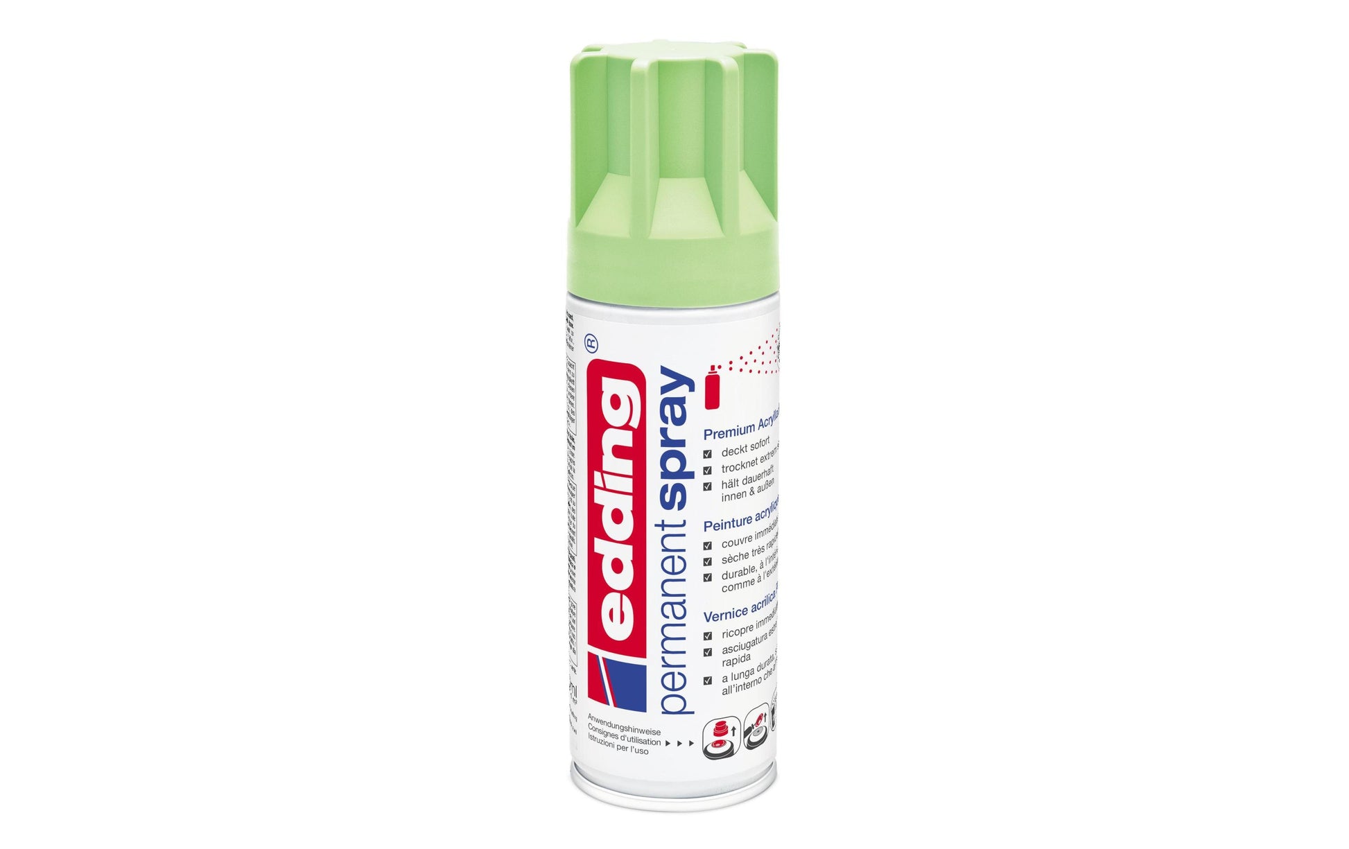 Edding Farbspray – Pastellgrün, seidenmatt, 200 ml