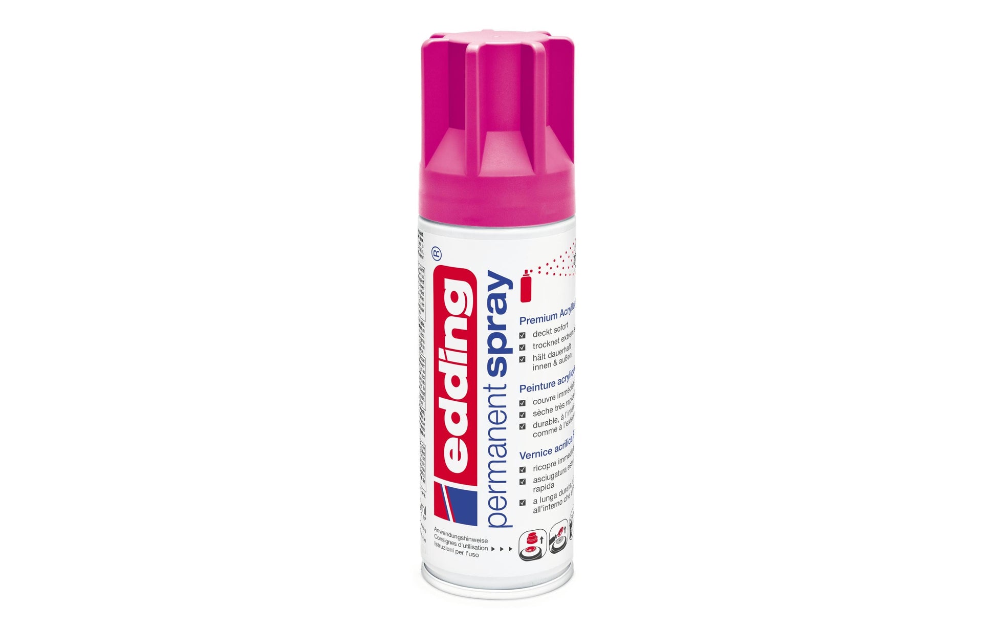 Edding Farbspray – Telemagenta, seidenmatt, 200 ml