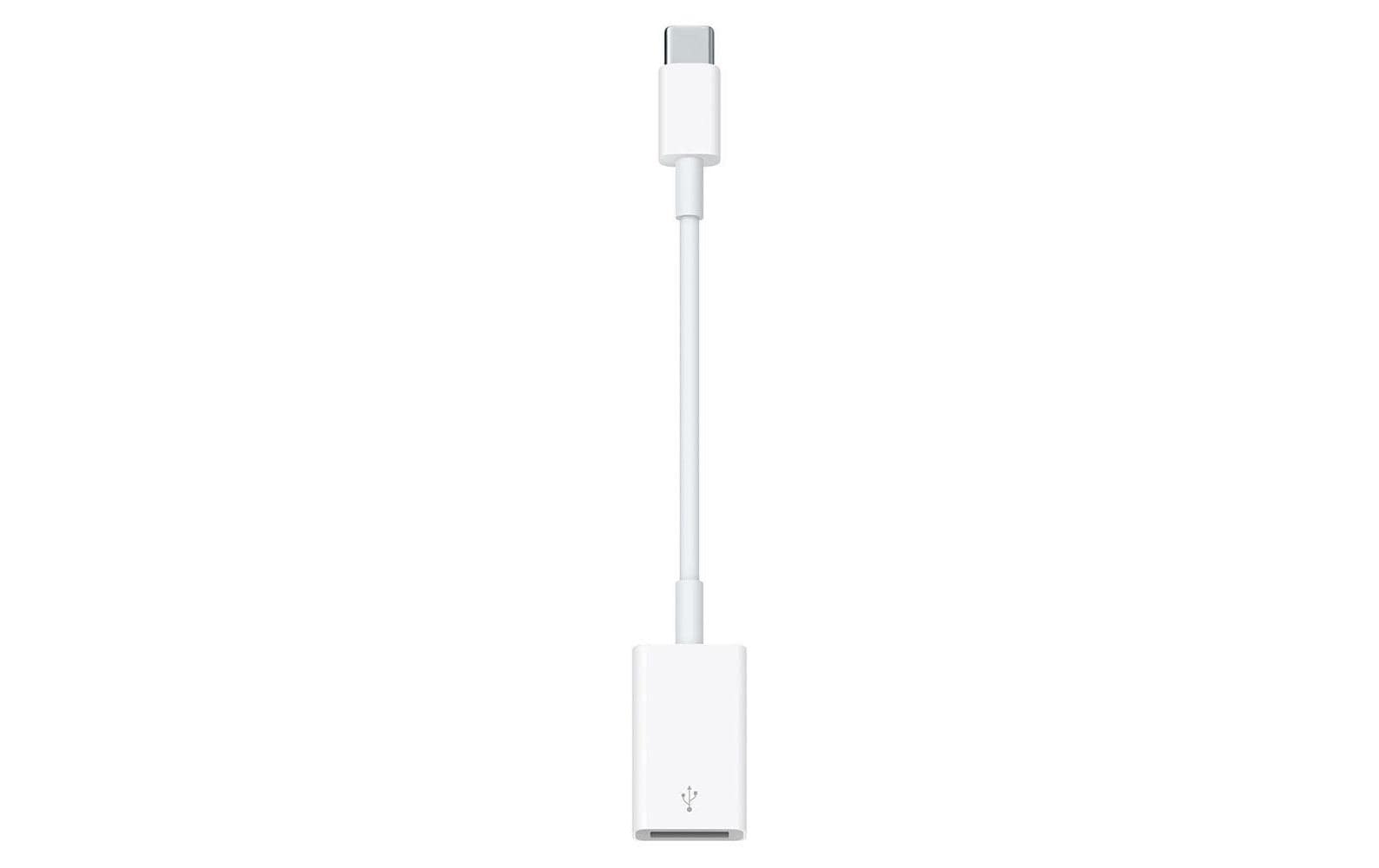Apple MW5L3ZM/A USB-C-zu-USB-A-Adapter – 0,10 m – für iPhone 15/16, iPad Pro/Air, MacBook/Mac mini (Auswahl)