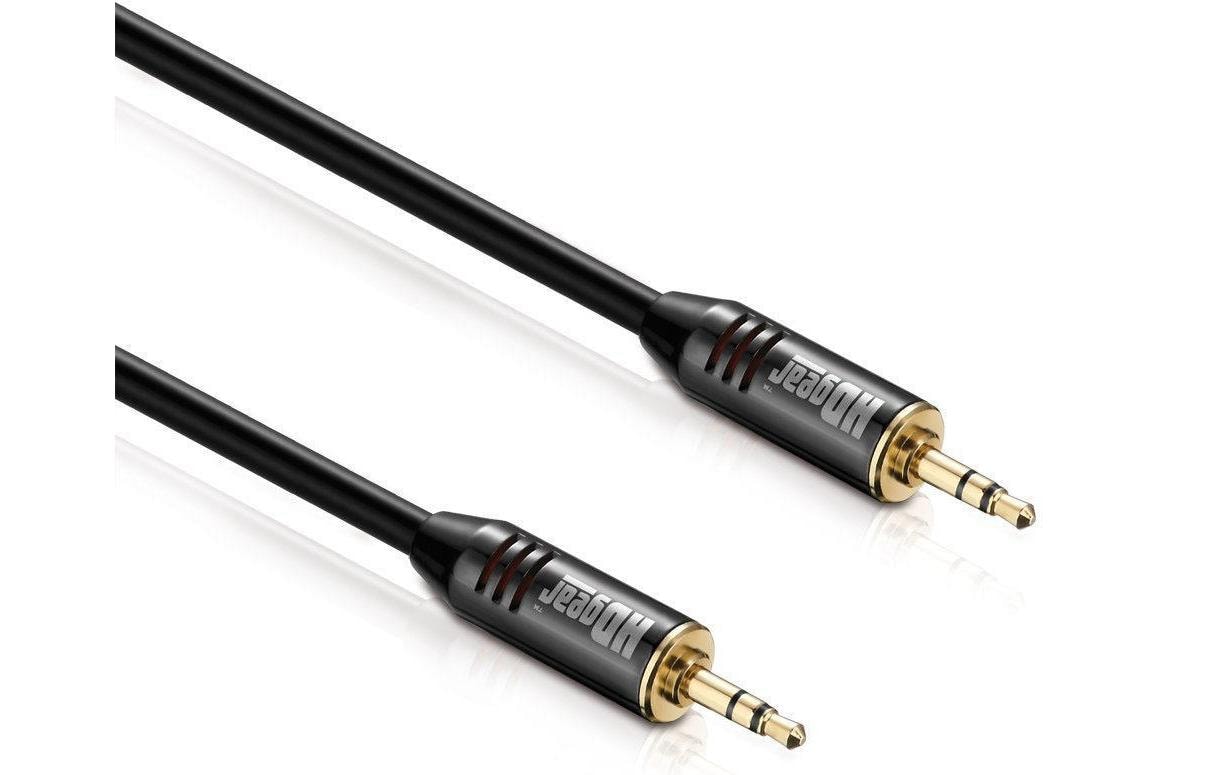 PureLink 3,5-mm-Klinkenkabel – Stecker zu Stecker – 1 m, vergoldete Stecker