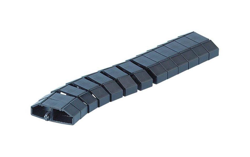 R&M FLEXkanal R451000 Wandkanal – 61 × 20,5 mm – 1 m – Kunststoff – Schwarz, 1 Stk.