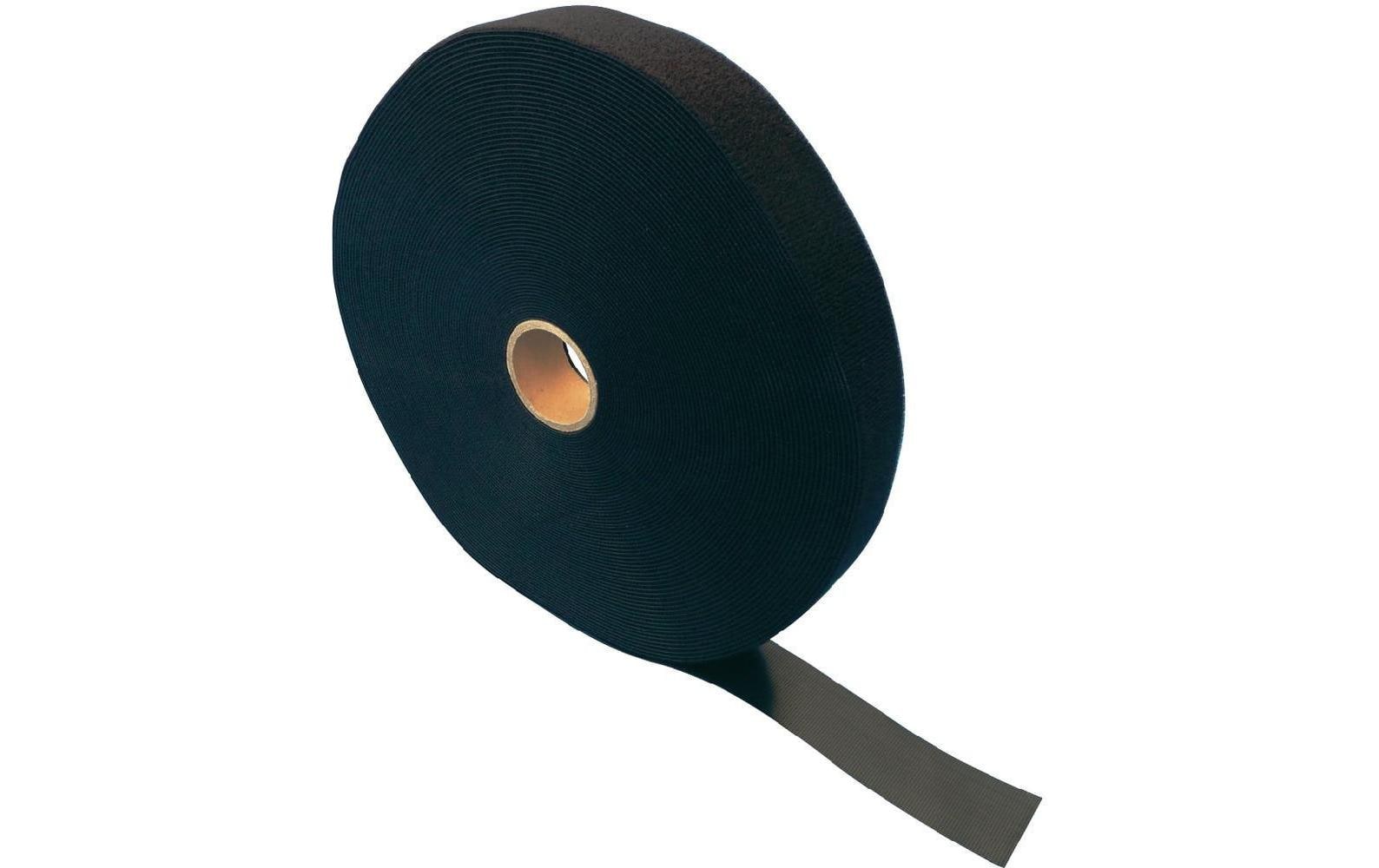 FASTECH Klettband, 25 m, 15 mm – schwarz