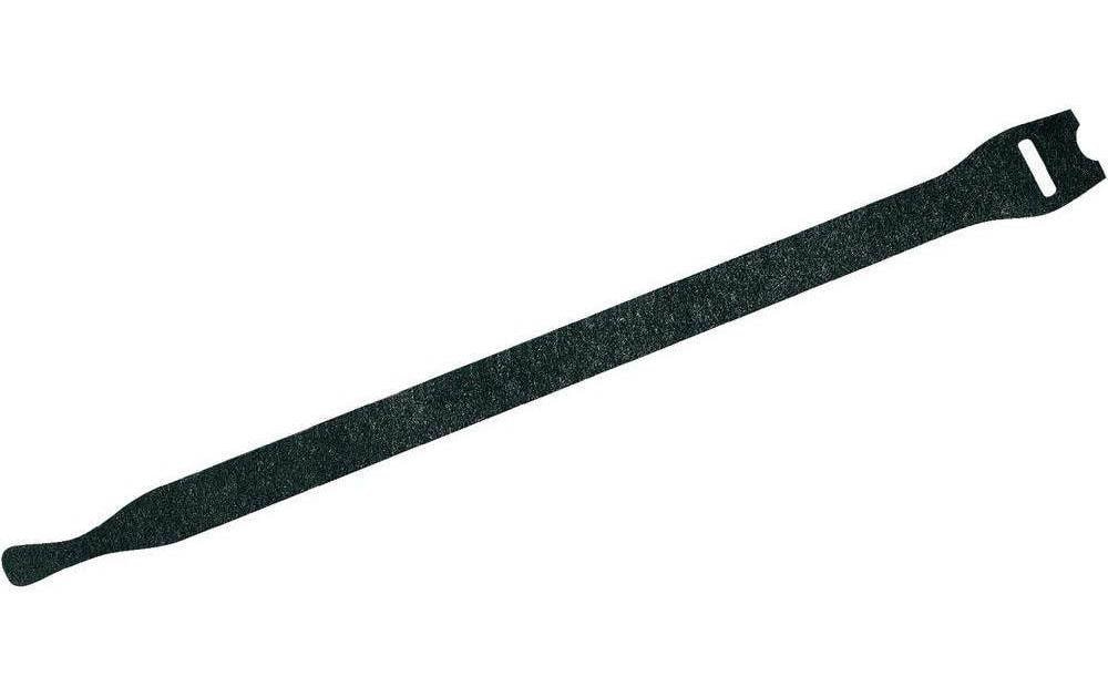 FASTECH Klettkabelbinder ETK-7-200-9999 – 7 mm × 0,20 m, Klett, Schwarz, wasserfest, haftend, 100er-Pack