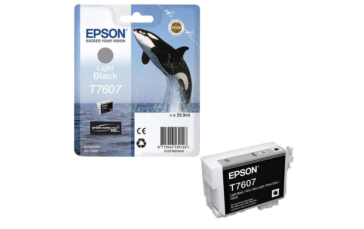 Epson Tintenpatrone T7607, Grau, 25,9 ml