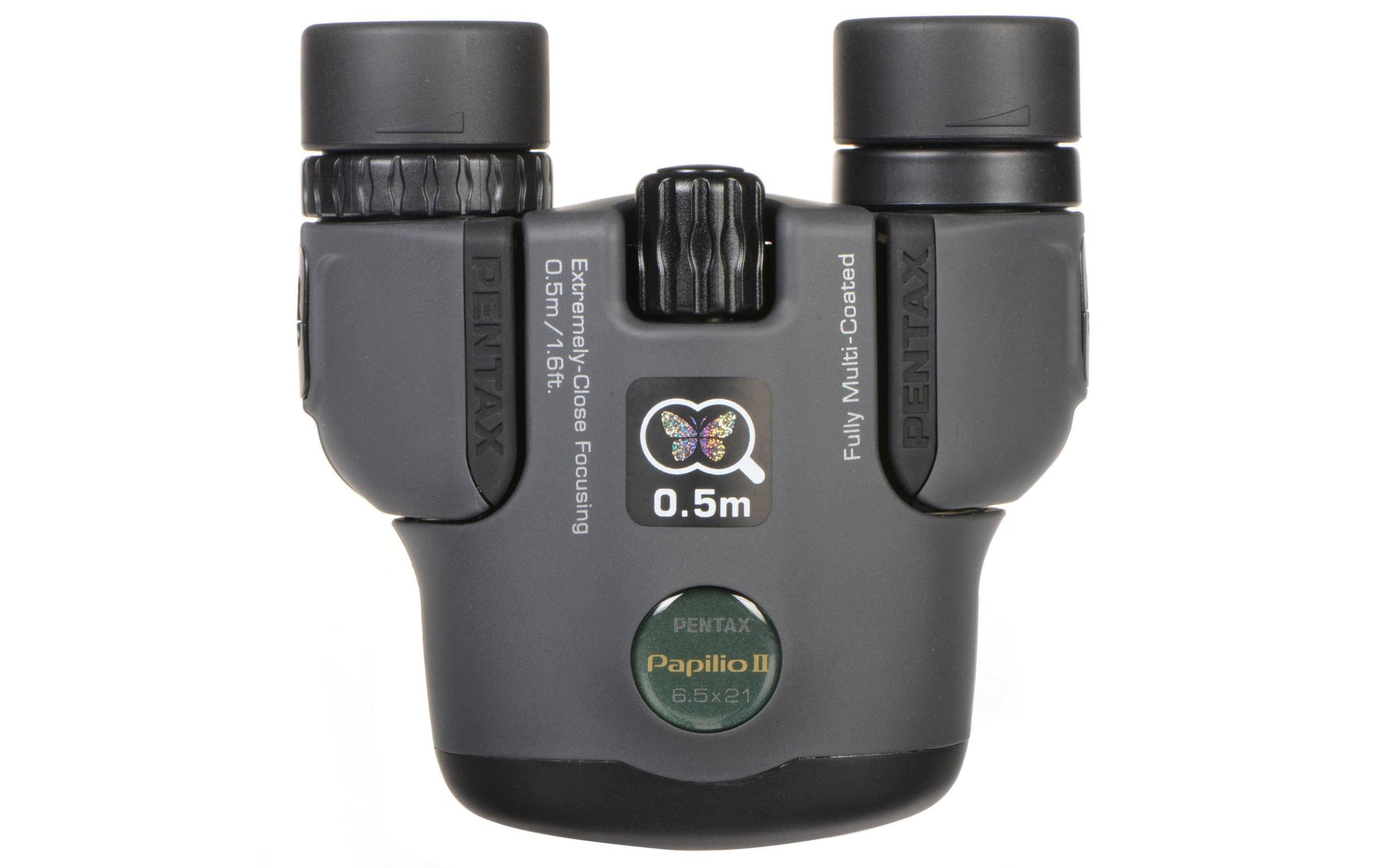 Pentax Papilio II 6,5×21 – BaK-4 Porro, Sichtfeld 131 m, Schwarz