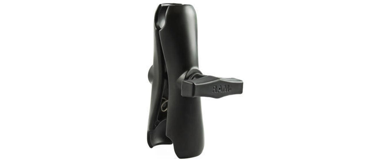 RAM Mounts Ram Doppelgelenkarm - C – Monitorarm Tischhalterung – 1,5" Kugel – Schwarz