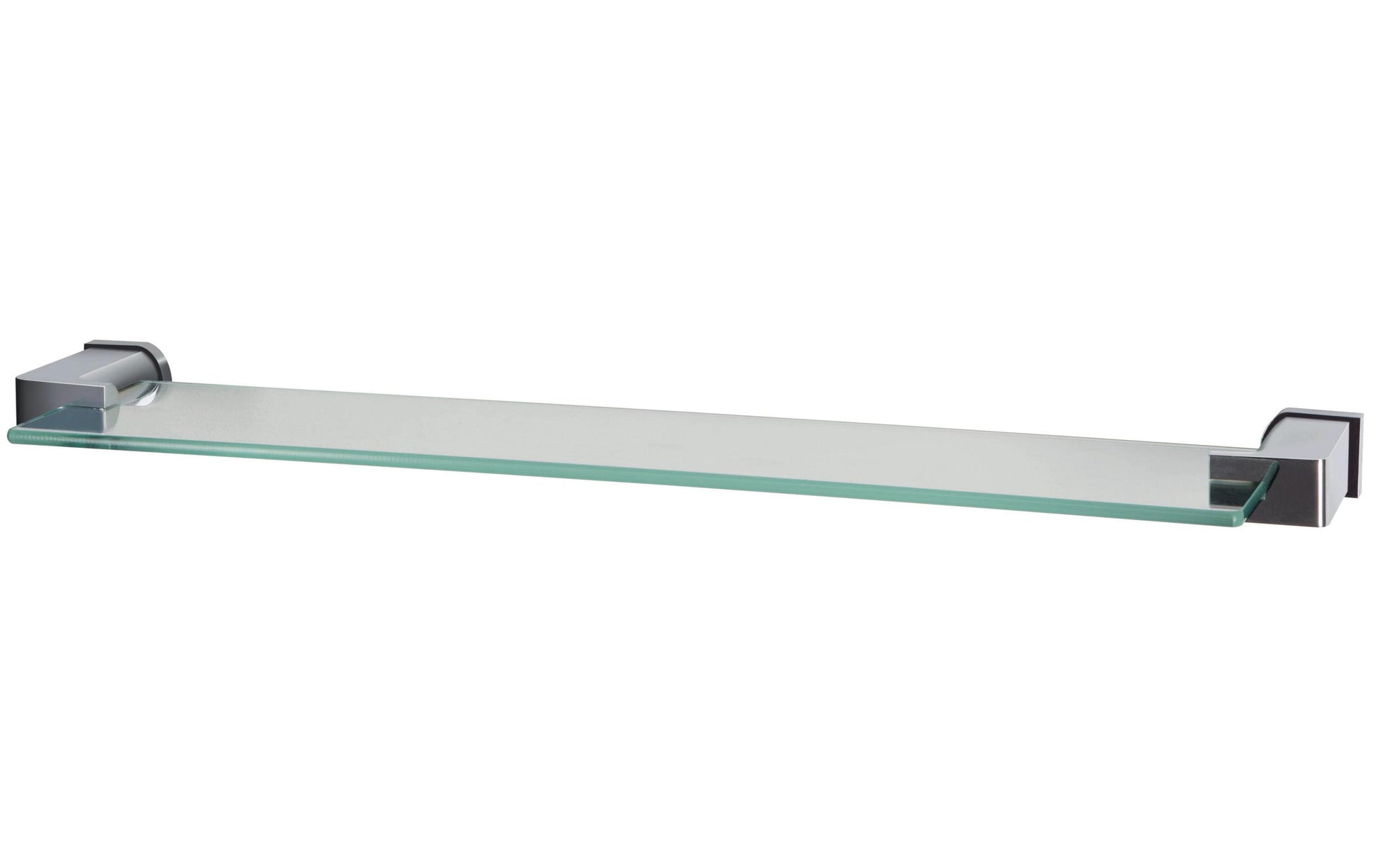 Spirella Seifenhalter (Wand) MILO – 60×17,5 cm, Glas/Metall, verschraubt, Chrom/Transparent