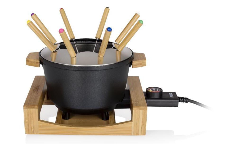 Princess Fondue-Set Pure – Aluminium, 1,5 l, 8 Gabeln – elektrisch