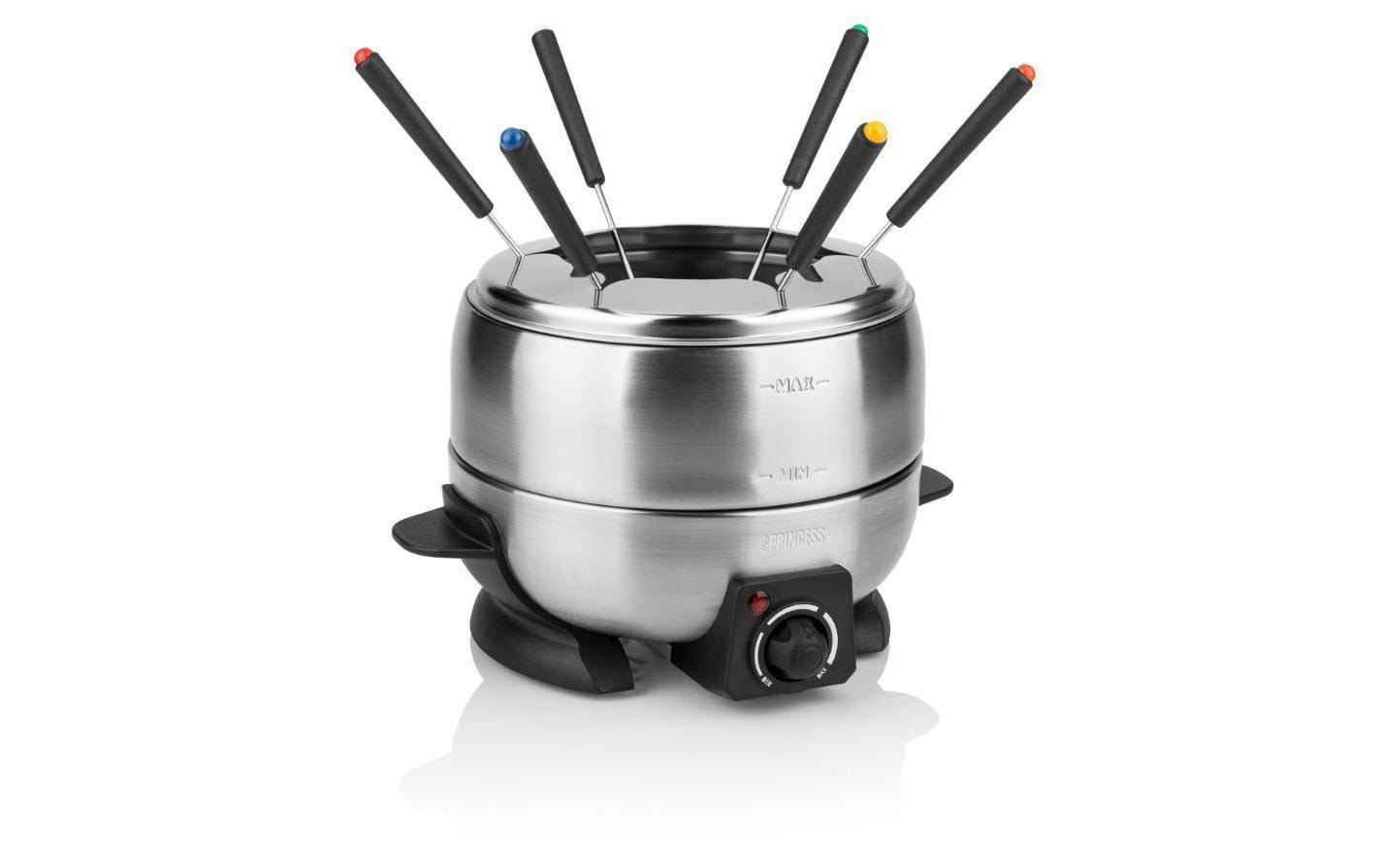 Princess Fondue-Set 172700 – Edelstahl, 2 l, 6 Personen – Netzbetrieb