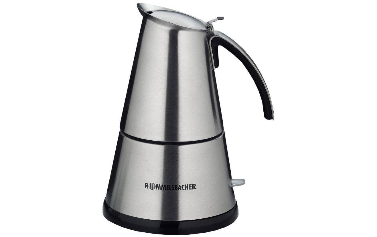 Rommelsbacher EKO 366/E Espressokanne – 6 Tassen, 365 W, Silber