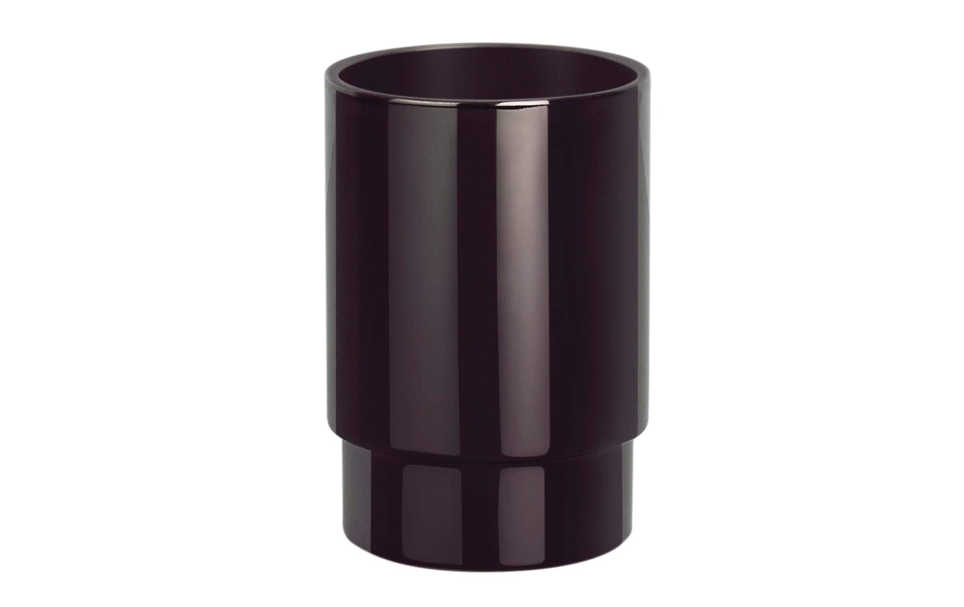 Spirella Zahnbürstenhalter NYO-STEEL – 6,5×9,5×6,5 cm, Edelstahl, Schwarz