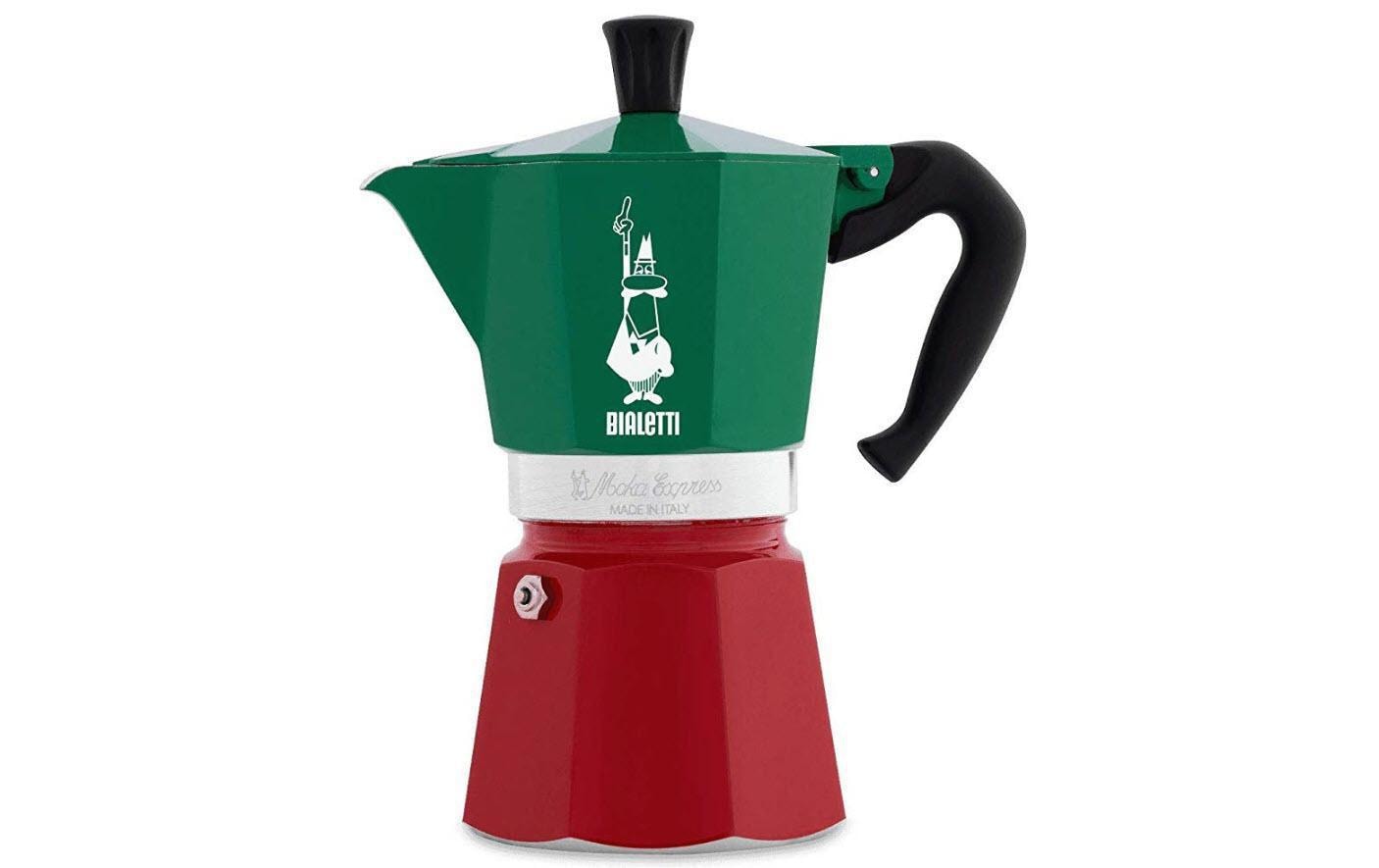 Bialetti Moka Express French Press / Kaffeebereiter – 0,3 l, 6 Tassen, Aluminium