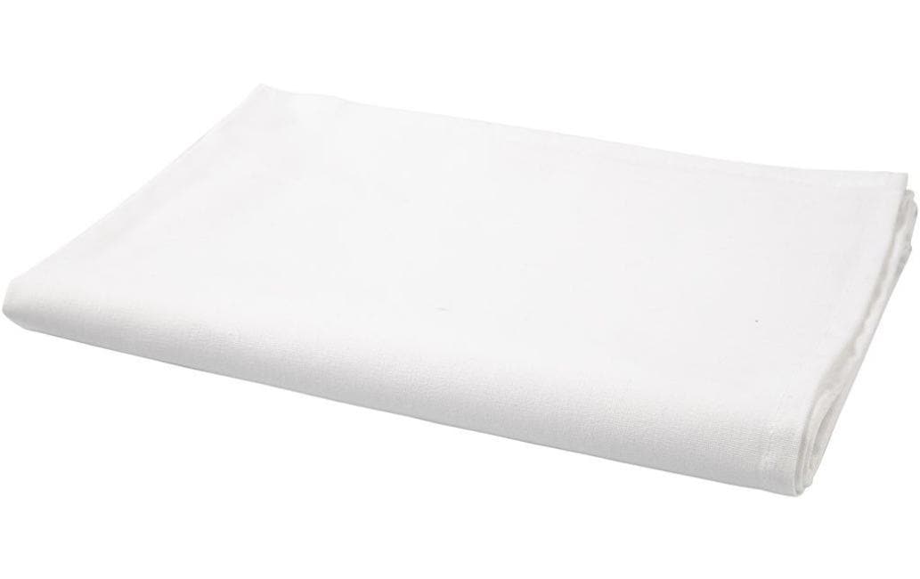 Creativ Company Geschirrtuch – 50 × 70 cm, Weiss, Baumwolle, 70 g/m², 5er-Set