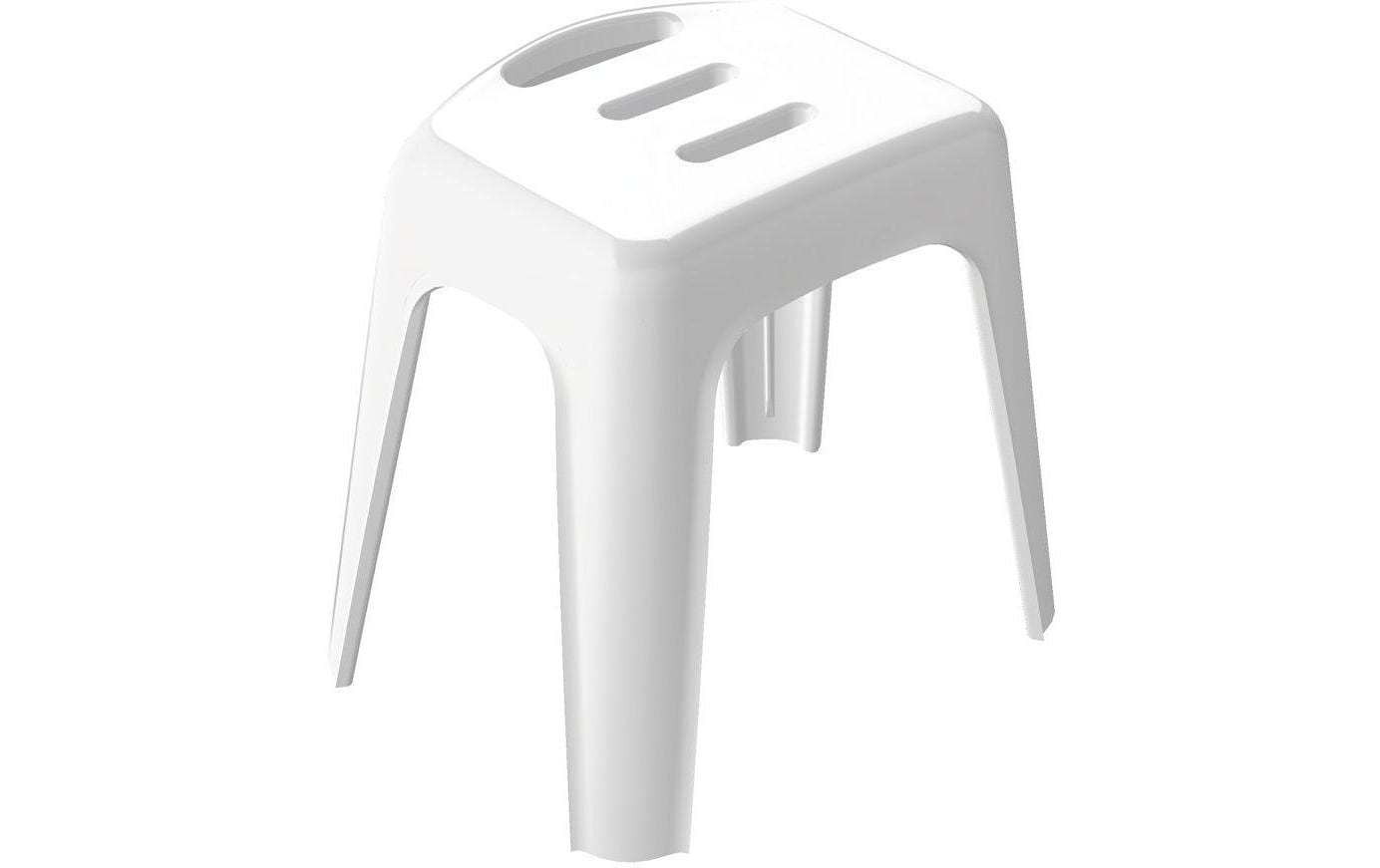 Spirella Stehhocker – Polypropylen – Weiss, bis 130 kg