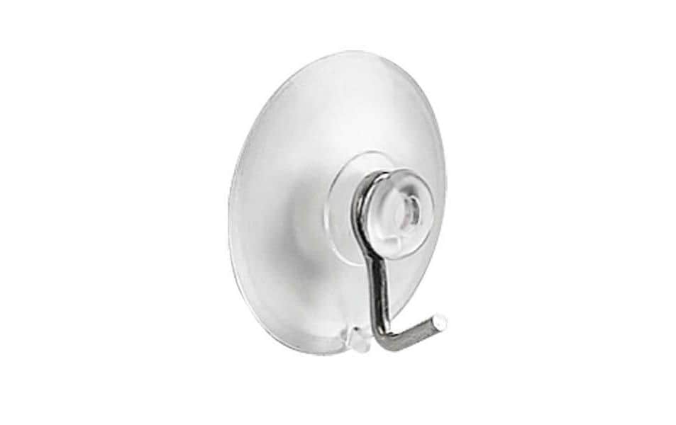 Spirella Klebehaken – PVC, Edelstahl, 1 kg, Saugnapf, 3er-Set