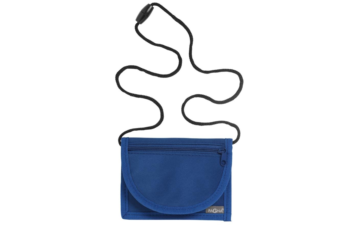 Pagna Brustbeutel – mit Ausweistasche, Reissverschlusstasche – 13 × 10 cm – dunkelblau – Nylon – 1 Stk.