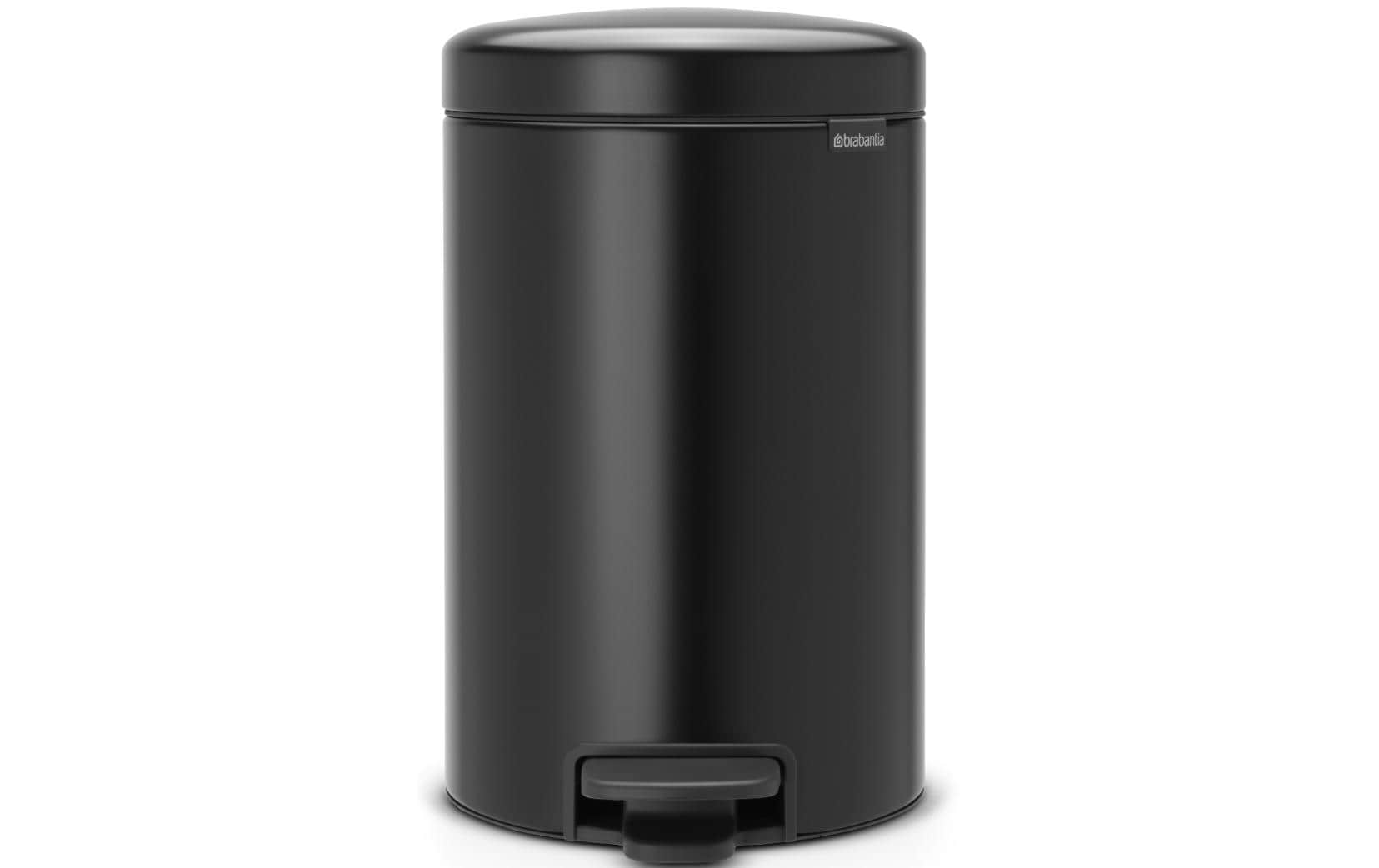 Brabantia NewIcon Papierkorb – 12 l – Edelstahl – Ø 240 × H 400 mm