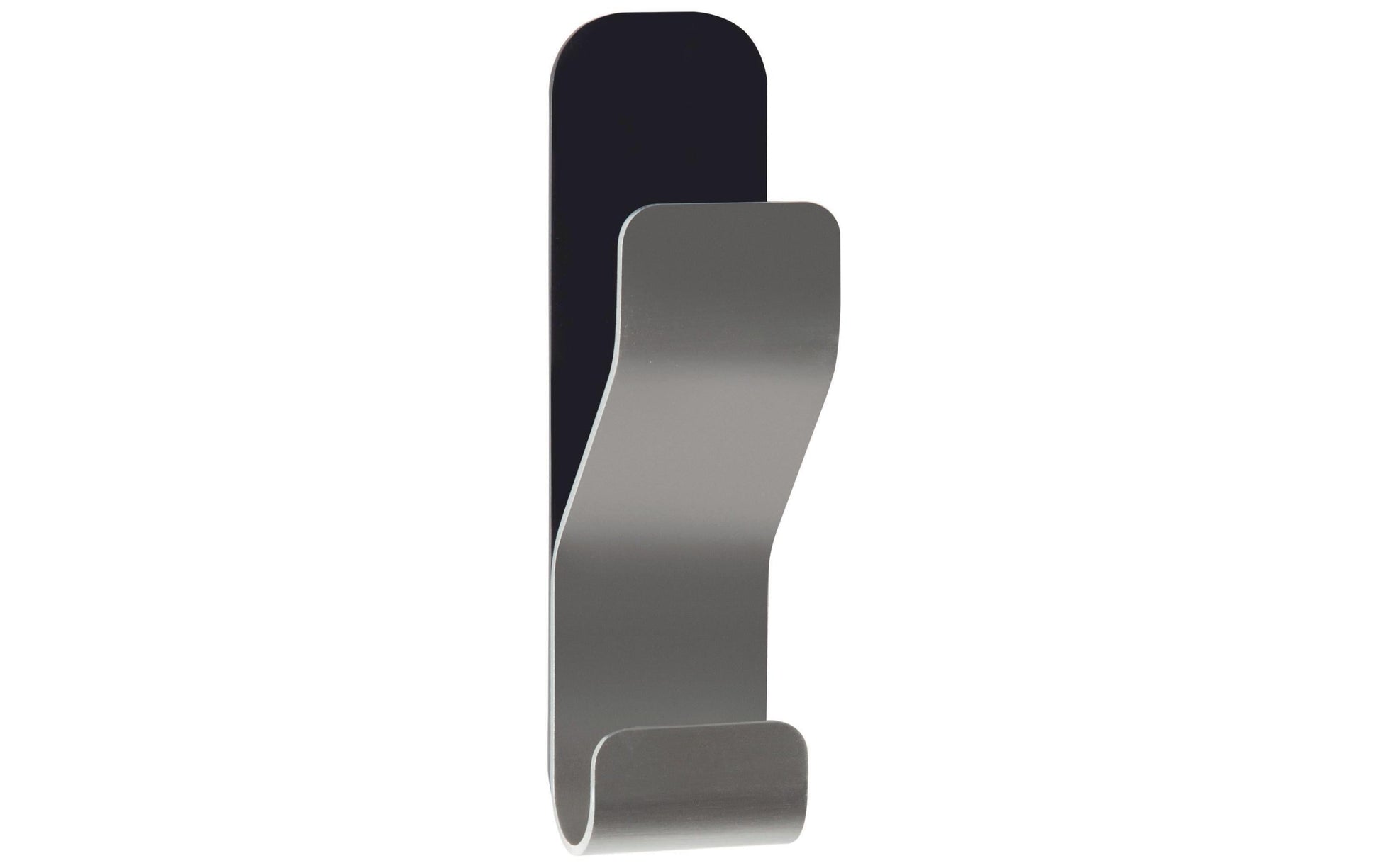 Spirella Klebehaken Anobile – 3×11 cm, Edelstahl, 1 kg, Klebestreifen