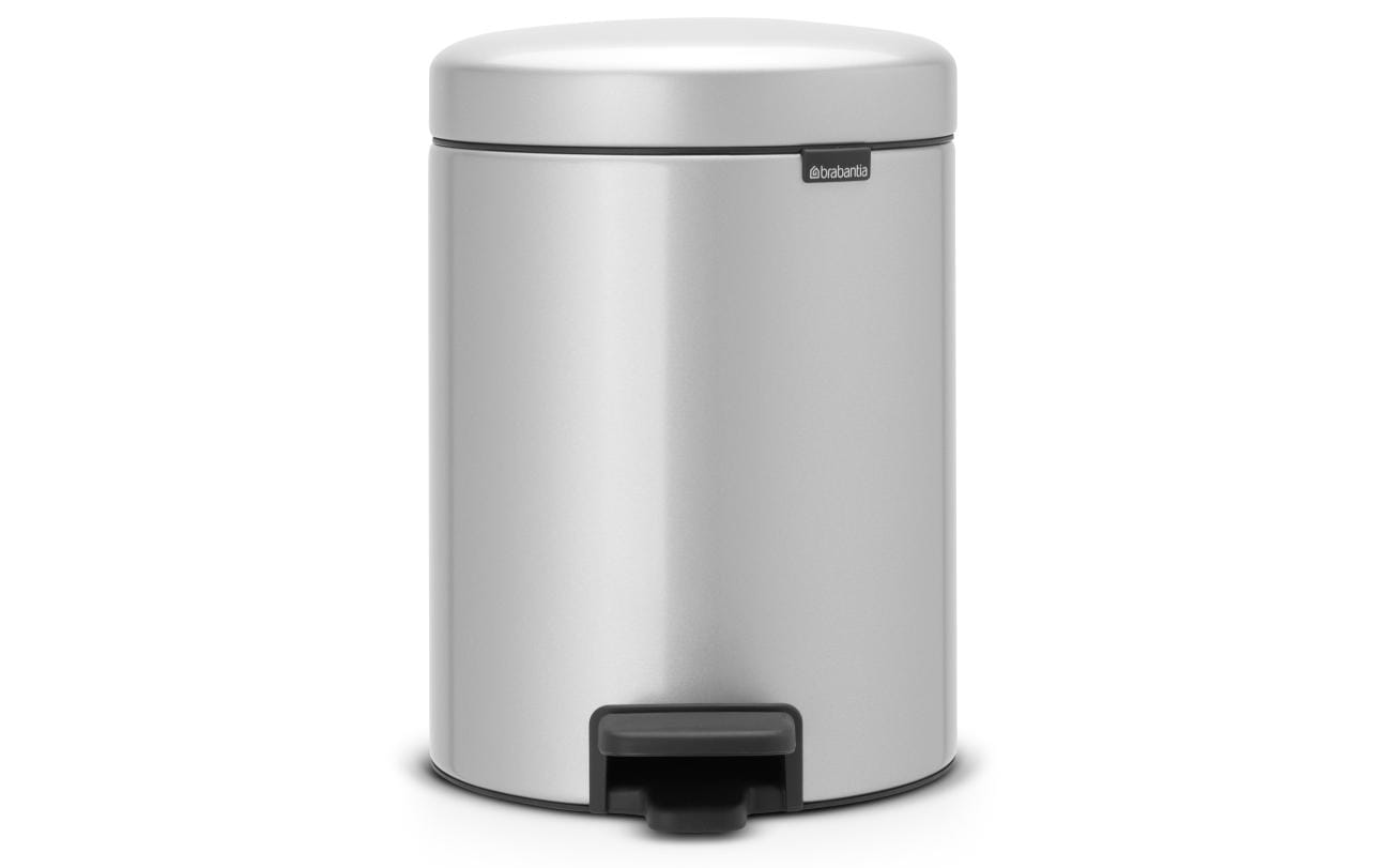 Brabantia newIcon Treteimer – 5 l – Edelstahl, rund – Soft-Close