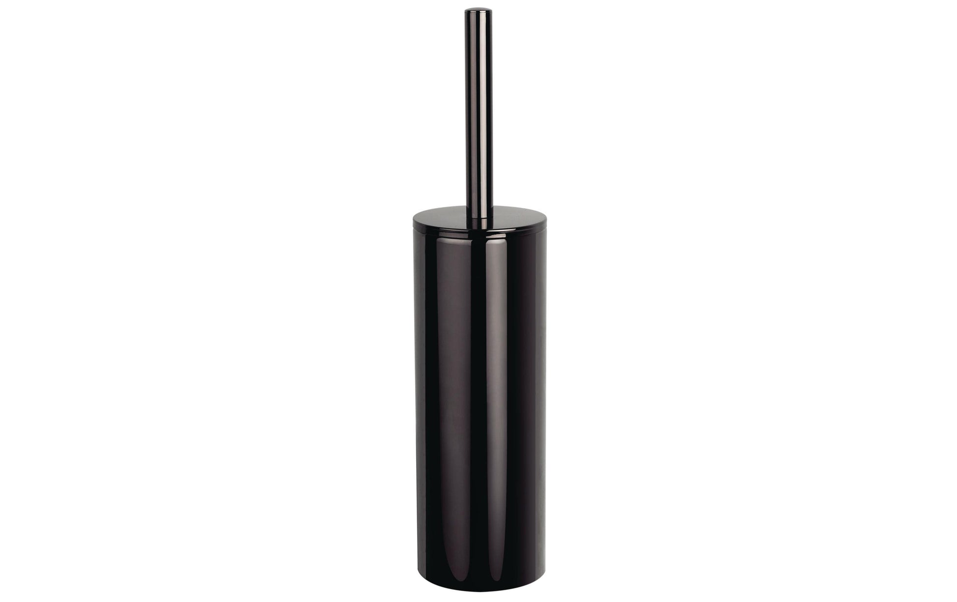 Spirella Toilettenbürste Nyo – 40 cm, Edelstahl, Schwarz