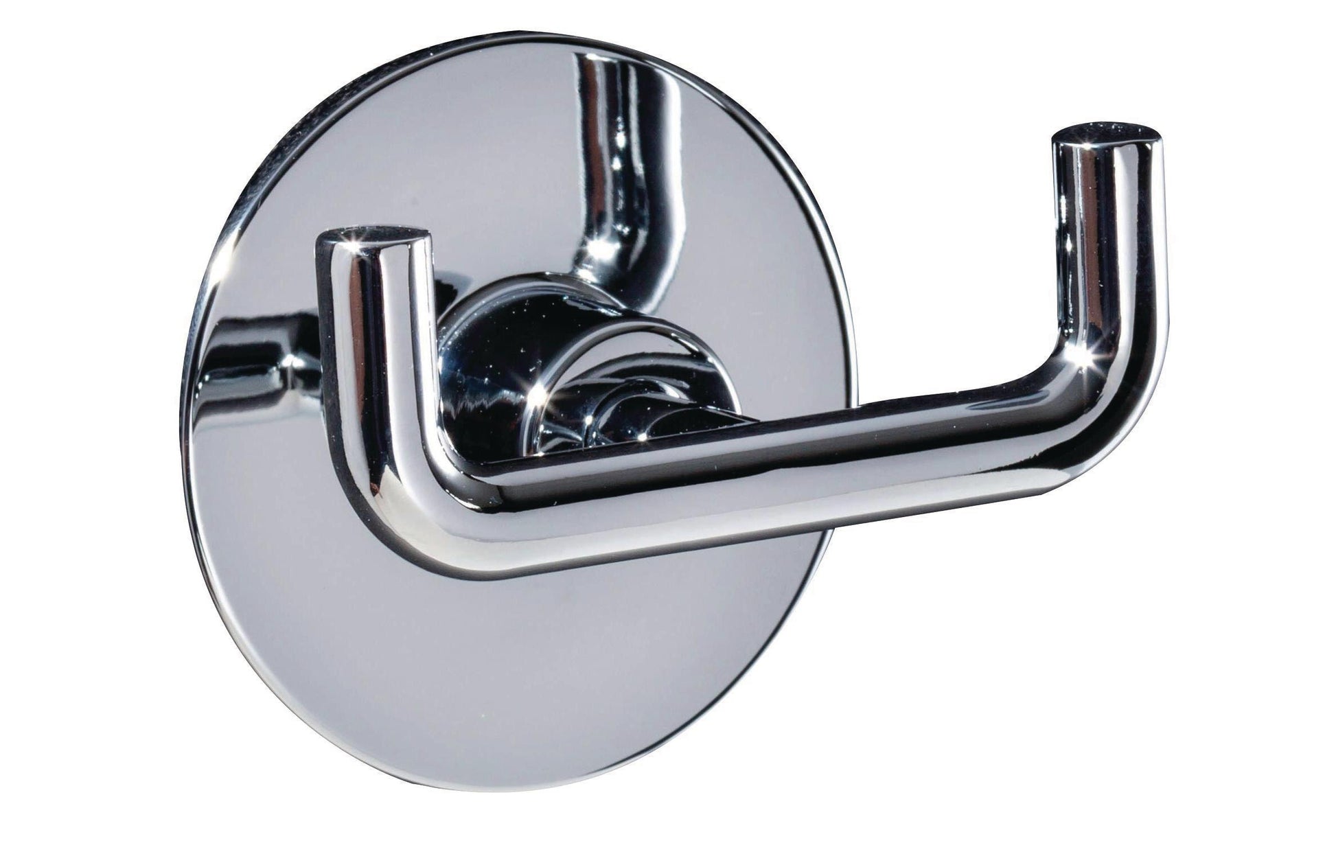 Spirella EASY Wandgarderobe 2 Haken – Edelstahl – Silber – 65 × 55 × 65 mm