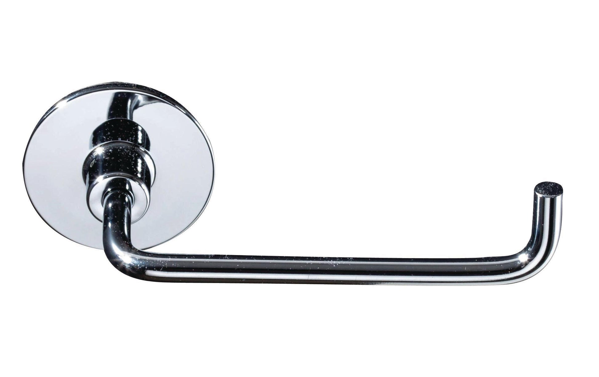 Spirella Toilettenpapierhalter – Edelstahl Chrom, Wandmontiert, Zum Bohren, 14,9 × 5,6 × 5,5 cm