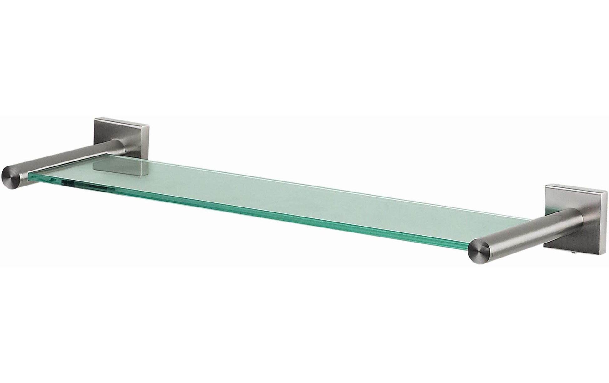 Spirella Seifenhalter NYO-STEEL – Glas/Edelstahl, zum Schrauben, 40 cm, Silber