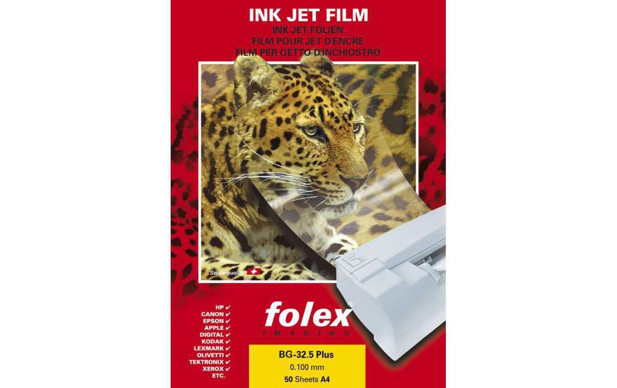 Folex Projektionsfolie – für Inkjetdrucker, A4 (210 × 297 mm), 50 Blatt