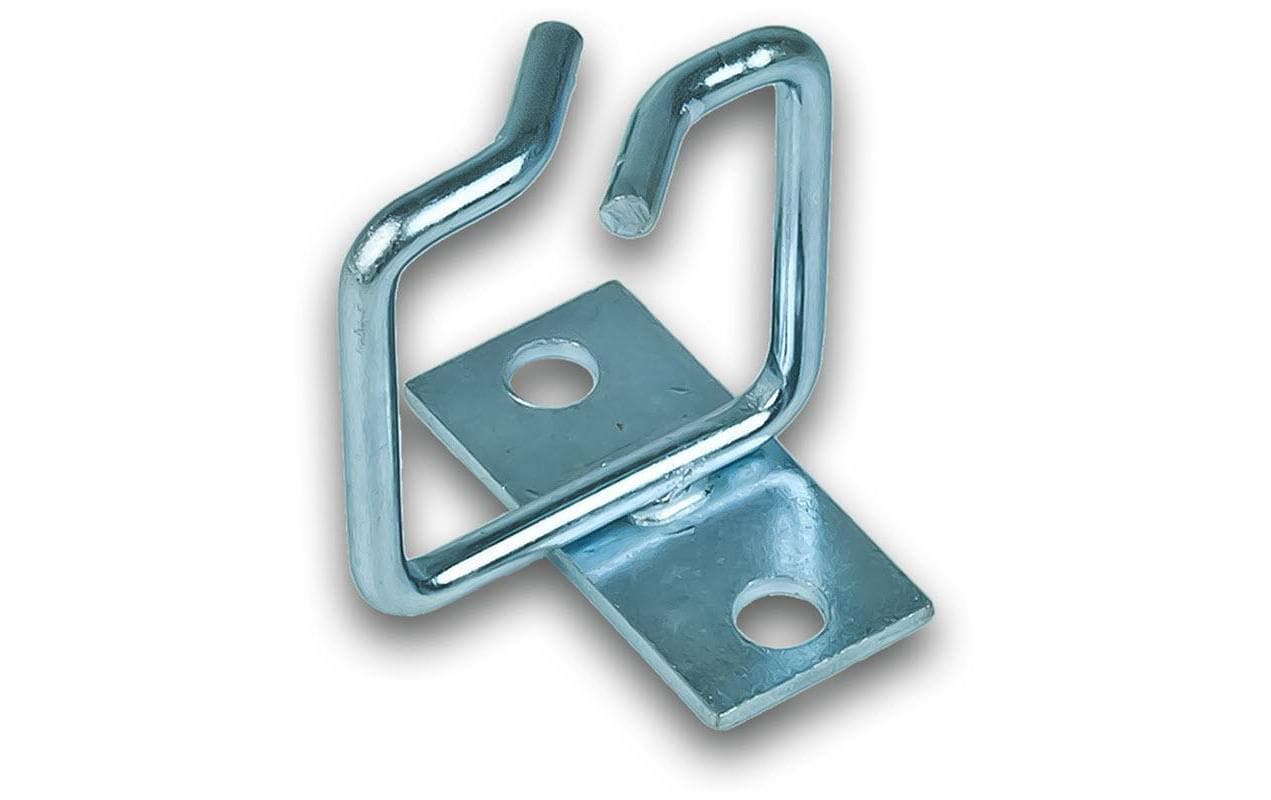 Wirewin Kabelhalter, 1 Ring, 40×40 mm, 19" Rack – silber
