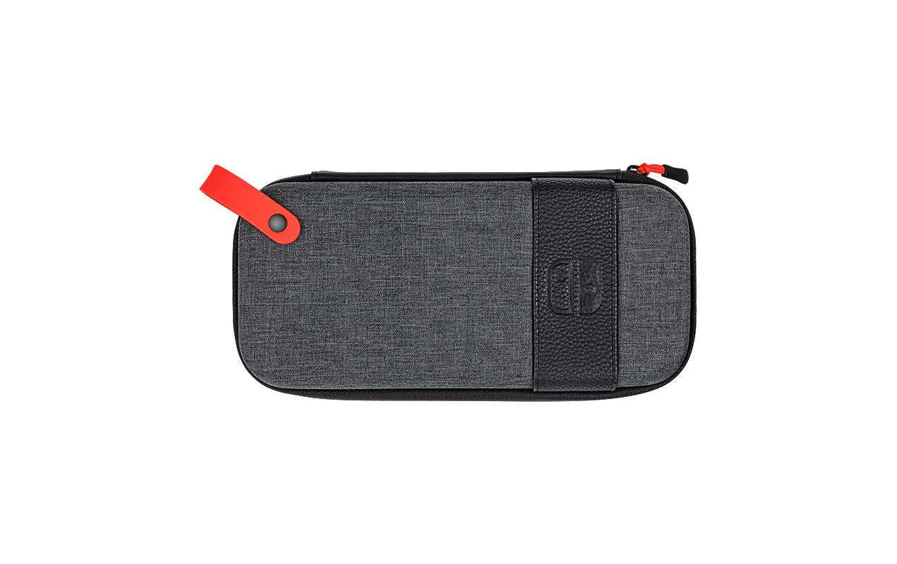 PDP Hartschalenkoffer – Halbstarr, 14 Kartenfächer – für Nintendo Switch/ Switch Lite/ Switch OLED – Schwarz