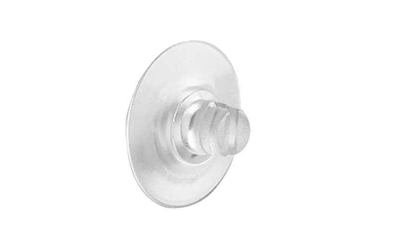 Spirella Saughaken – PVC/Edelstahl, 1 kg, Ø2,3 cm, Transparent, 6er-Set