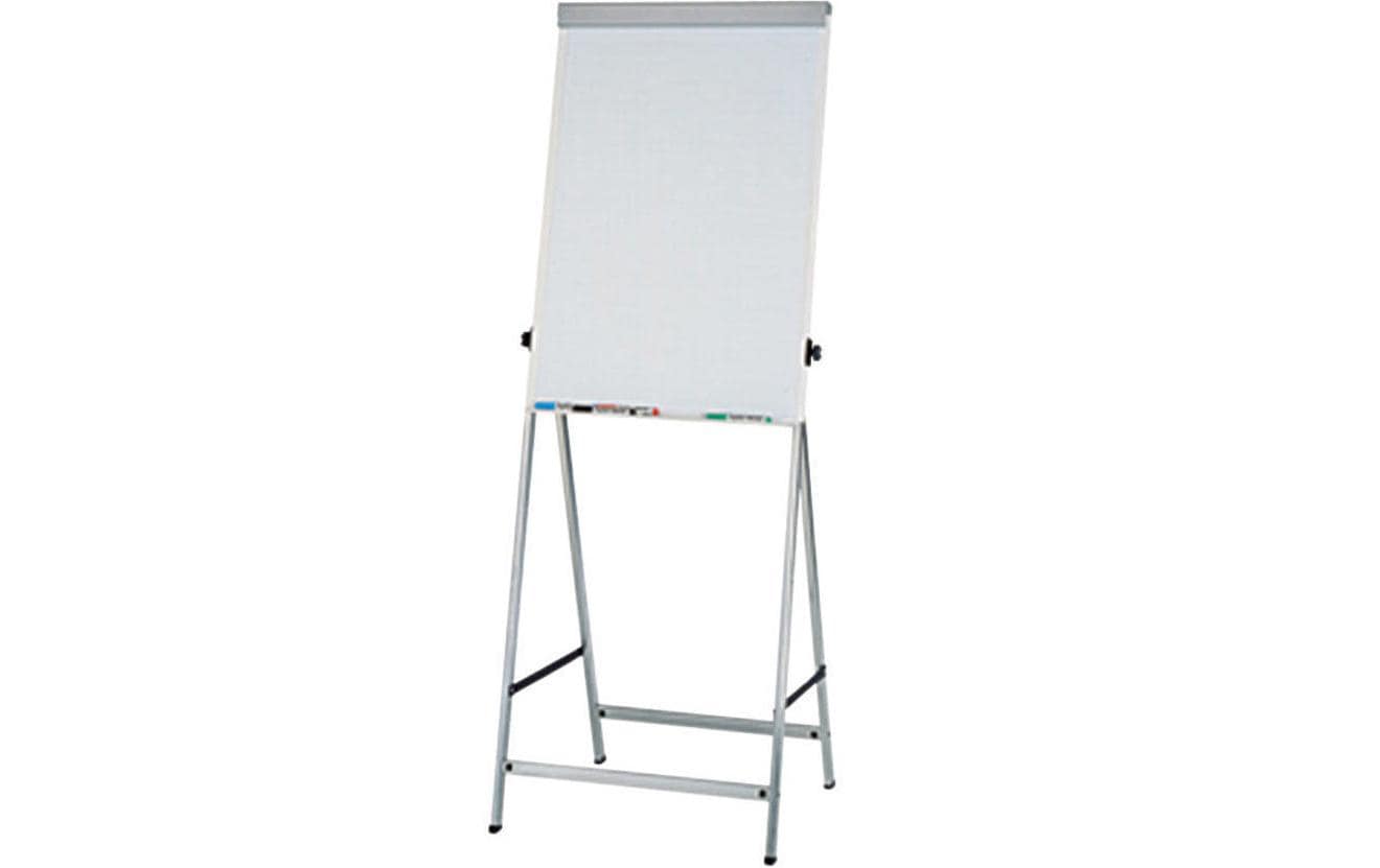 MAUL Flipchart – 70 × 100 cm, weiss, Metall, Recycling