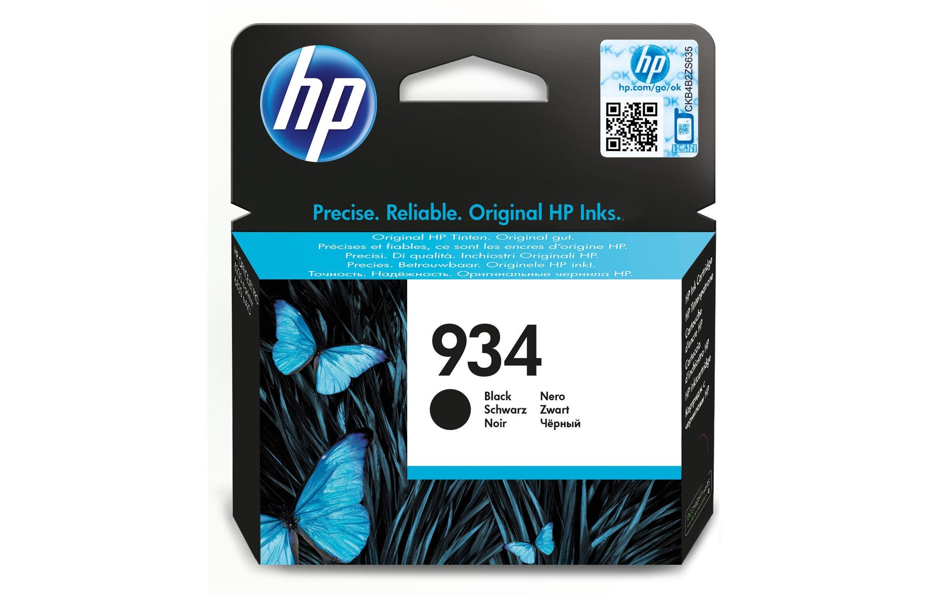 HP Tintenpatrone 934, Schwarz, 400 Seiten – für Inkjetdrucker