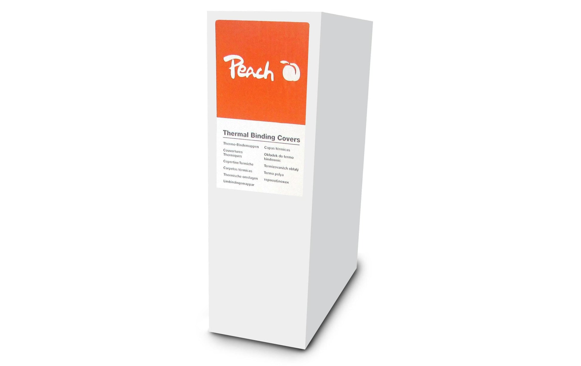 Peach Einbanddeckel – für Thermobindegeräte – weiss – 80 Stk.