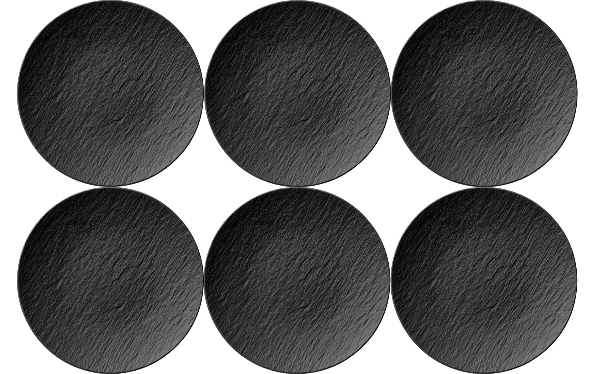Villeroy & Boch Manufac. Rock Speiseteller – Schwarz, Porzellan