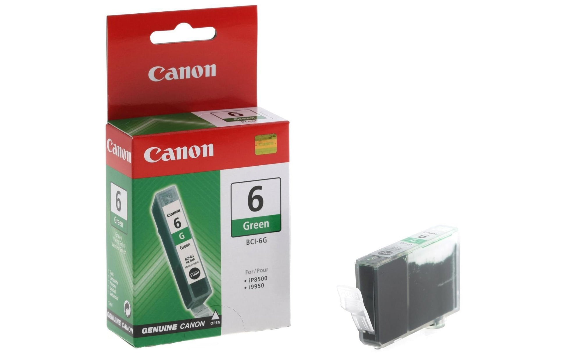 Canon Tintenpatrone BCI-6Green, grün, 390 Seiten – für verschiedene Modelle