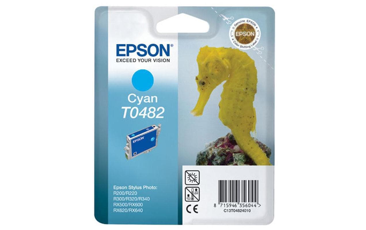 Epson Tintenpatrone T0482, Cyan