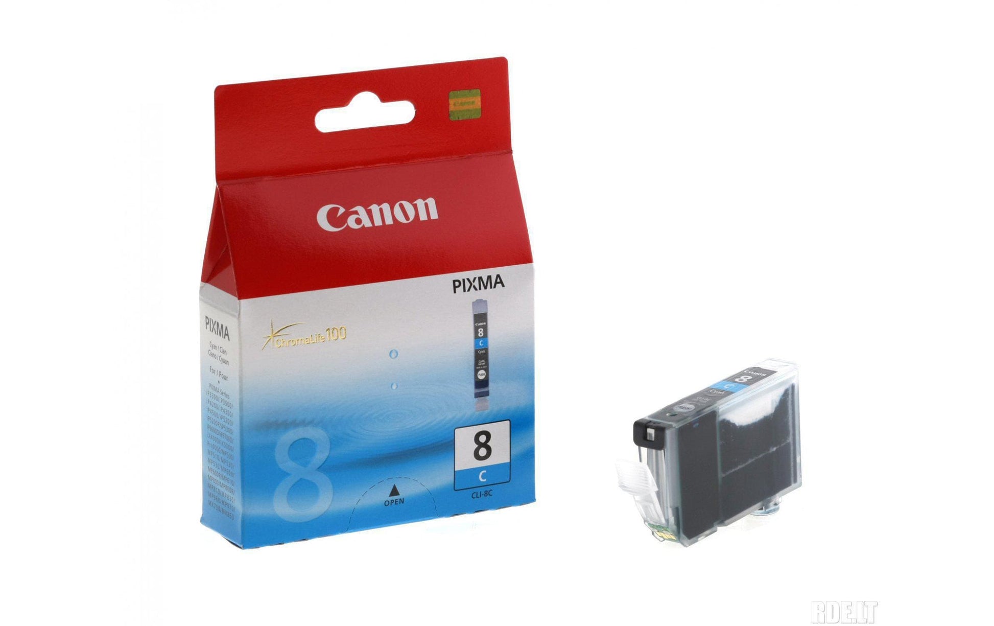 Canon Tintenpatrone CLI-8C, Cyan – für Tintenstrahldrucker/Multifunktionsgeräte