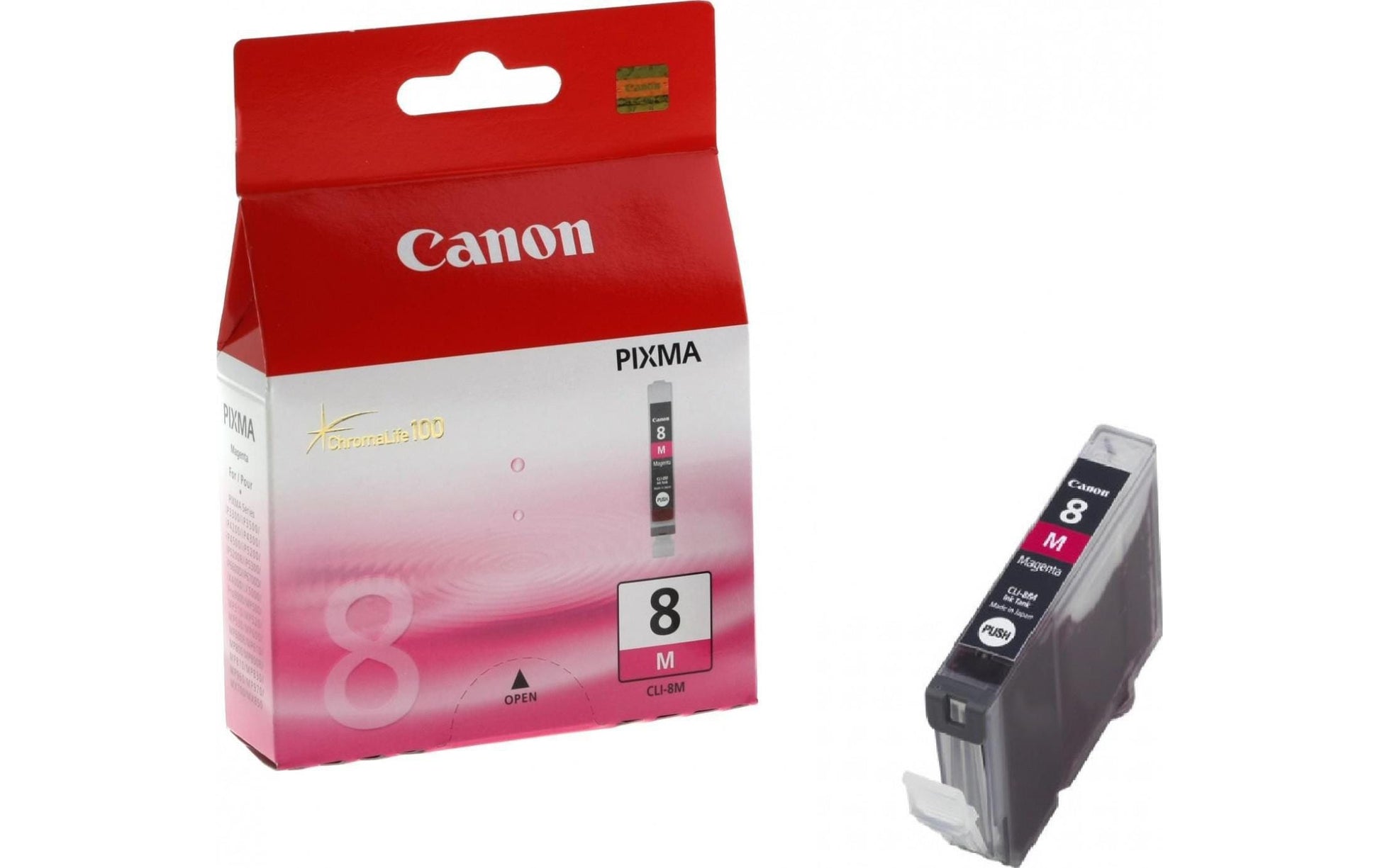 Canon Tintenpatrone CLI-8M, Magenta, 478 Seiten – für Canon-Modelle
