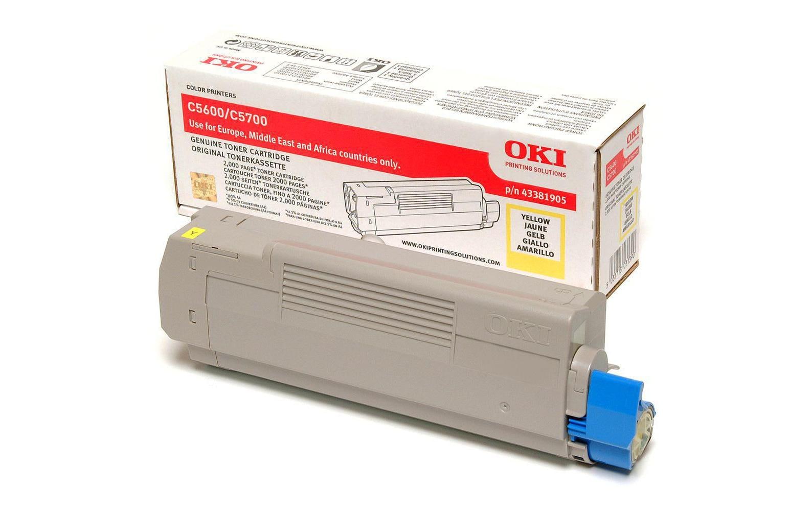 OKI Toner – gelb, 2000 Seiten