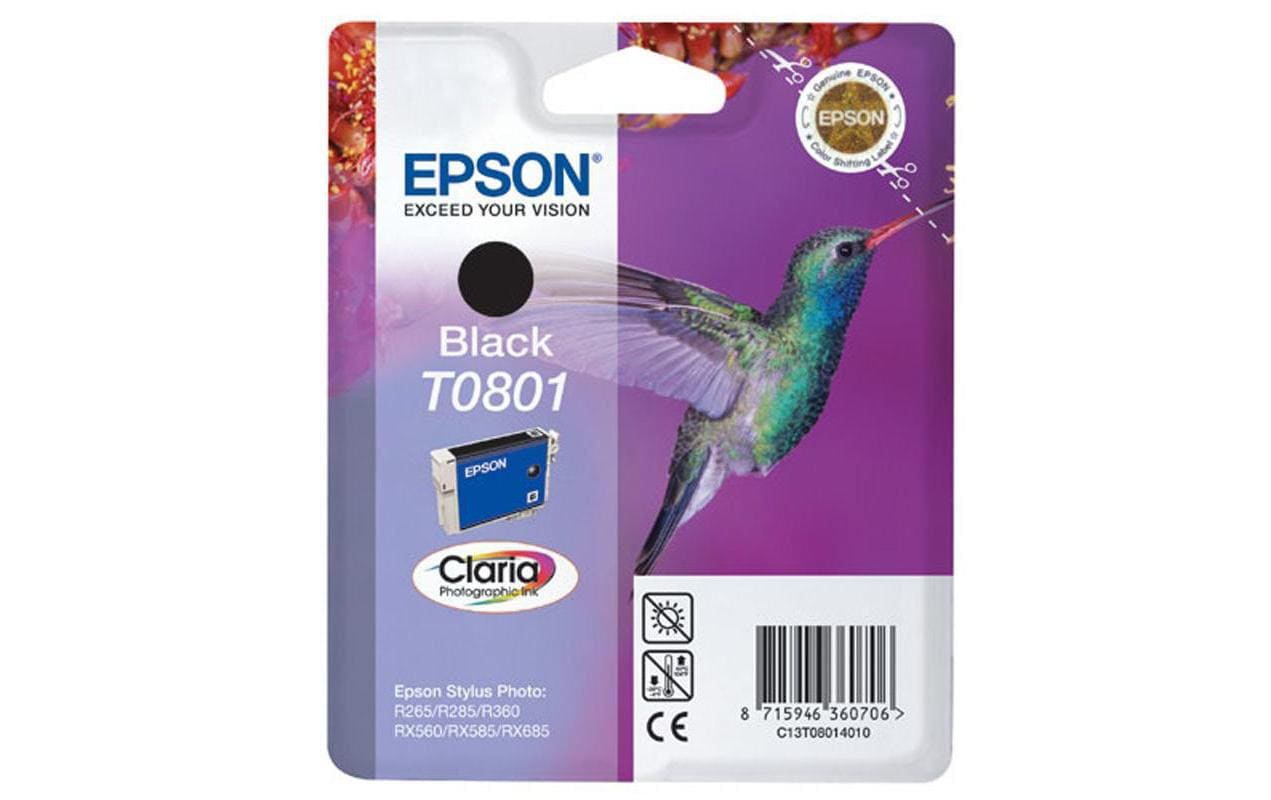 Epson Tintenpatrone T0801, Schwarz, 330 Seiten