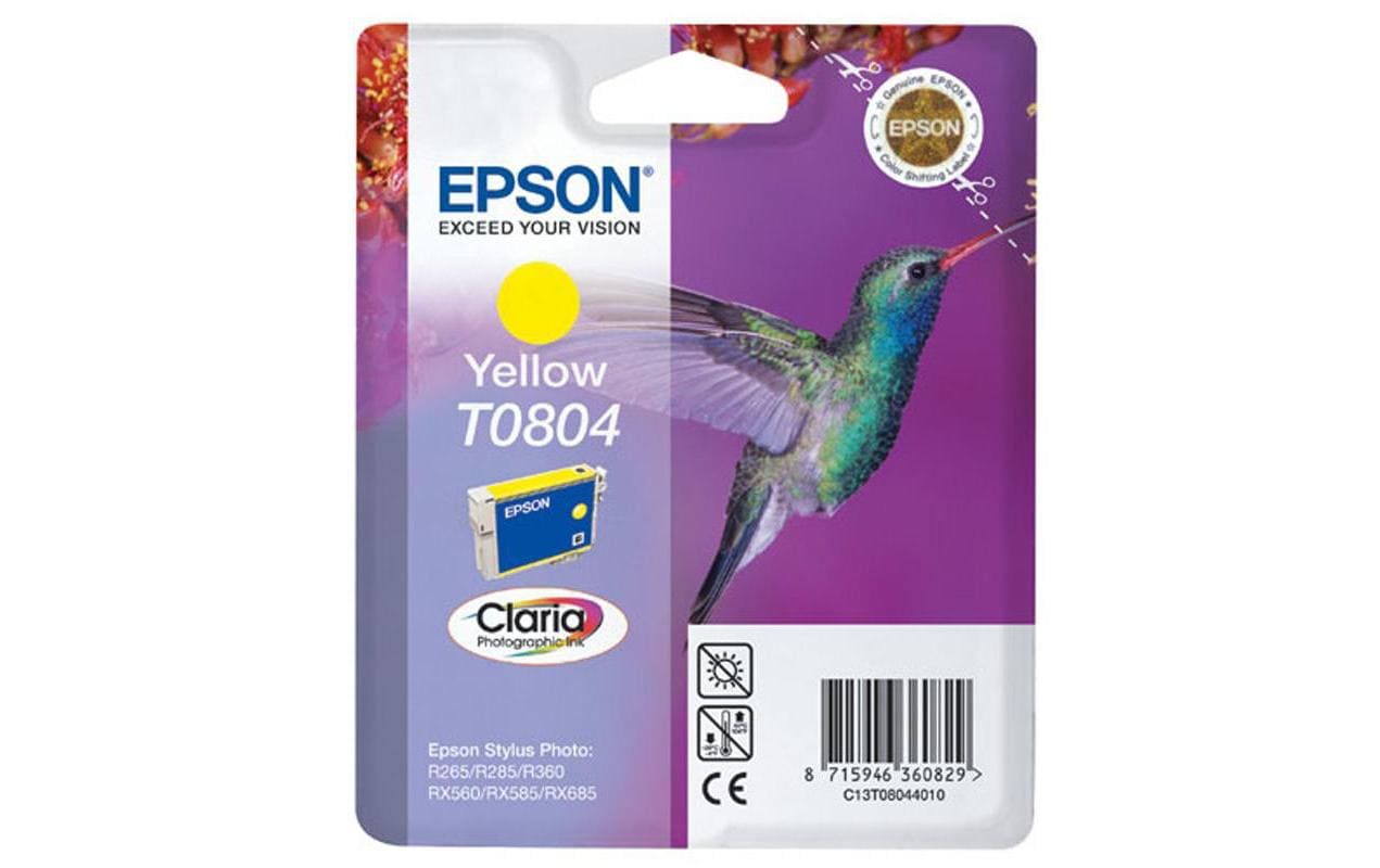 Epson Tintenpatrone T0804, Gelb, 935 Seiten