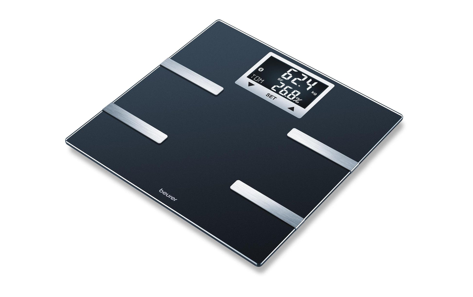 Beurer Analysenwaage BF720 – Körperanalyse, Bluetooth – 180 kg – Schwarz