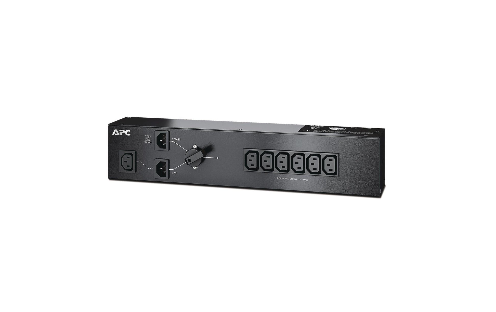 APC Rack-PDU – Service-Bypass, 10 A 230 V, 6×C13