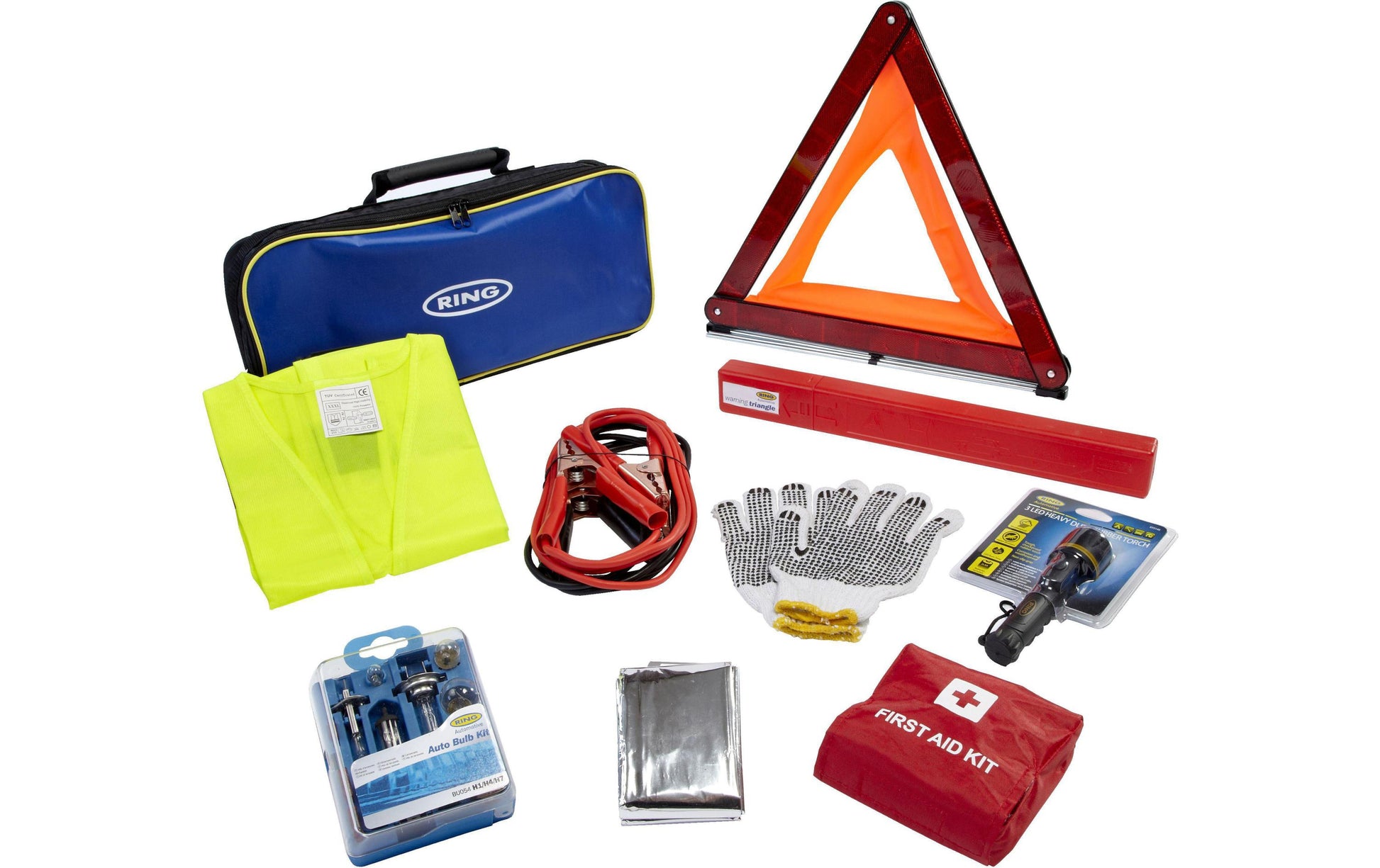 Ring Notfall Reiseset – Set, mit 2× AA (LR6) Batterien