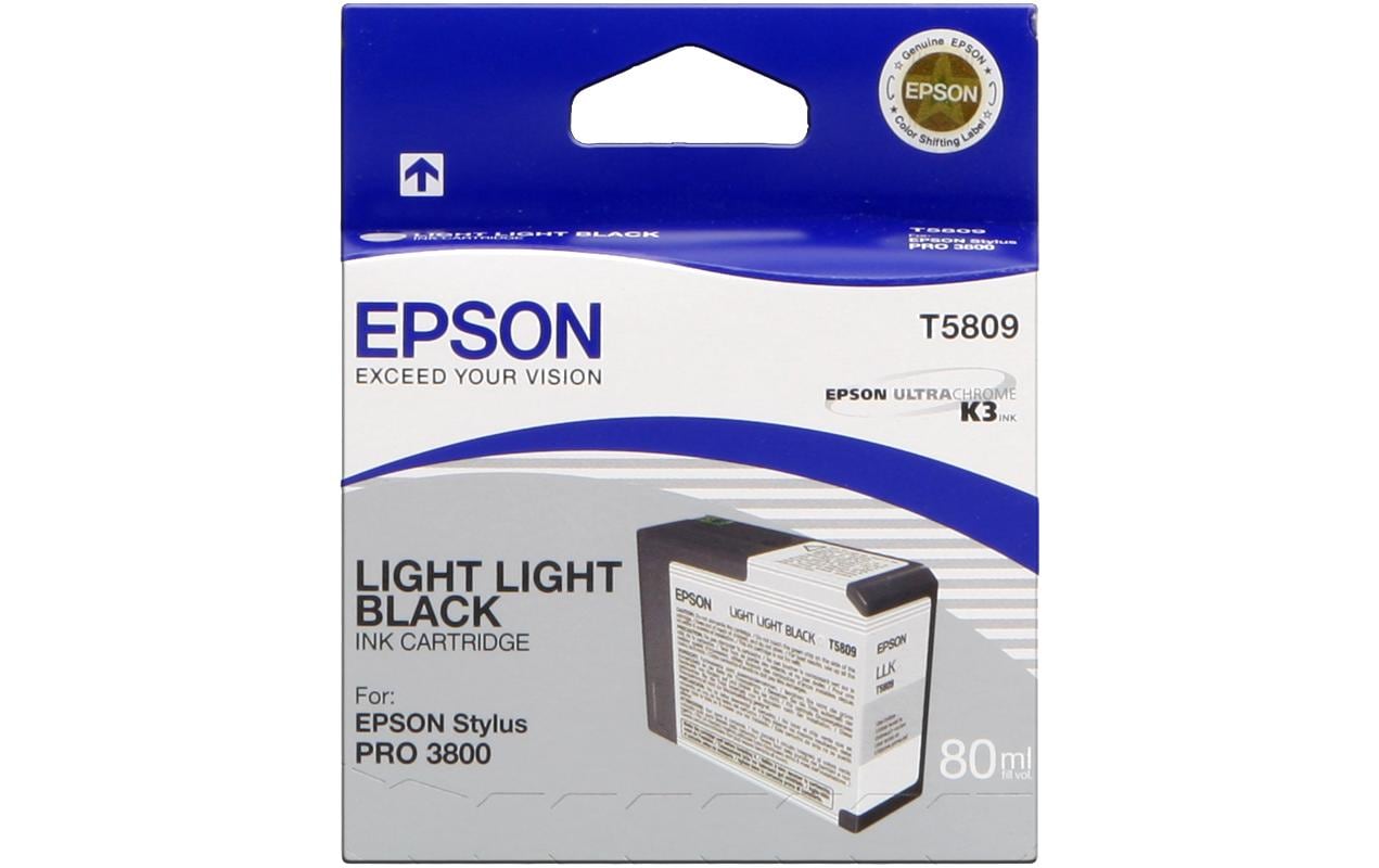 Epson Tintenpatrone T5808, Schwarz, 80 ml