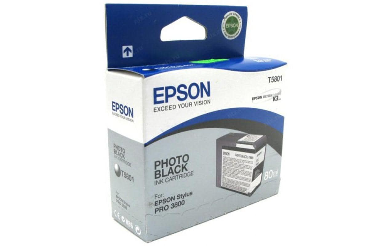 Epson Tintenpatrone T5801, Schwarz