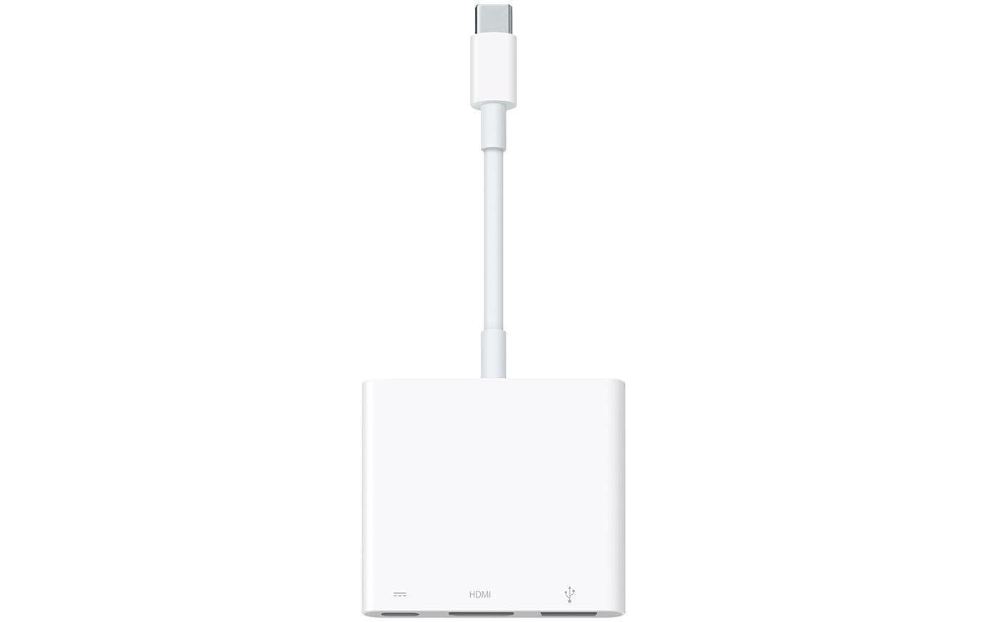 Apple USB-C Multiport-Adapter – HDMI + USB-A + USB-C, USB 3.2 Gen 1, 3840×2160, für iPhone/iPad/Mac